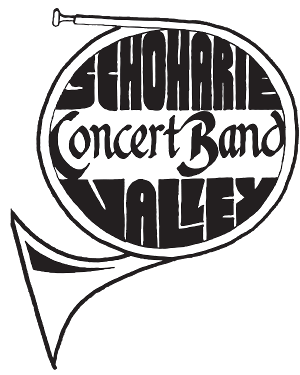 Schoharie Valley Concert Band horn logo